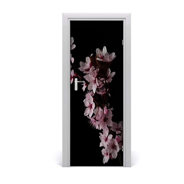 Poster porte Fleurs de cerisier