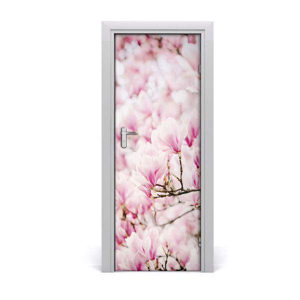 Sticker de porte Fleurs de magnolia