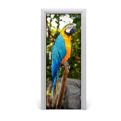 Sticker de porte Perroquet Ara