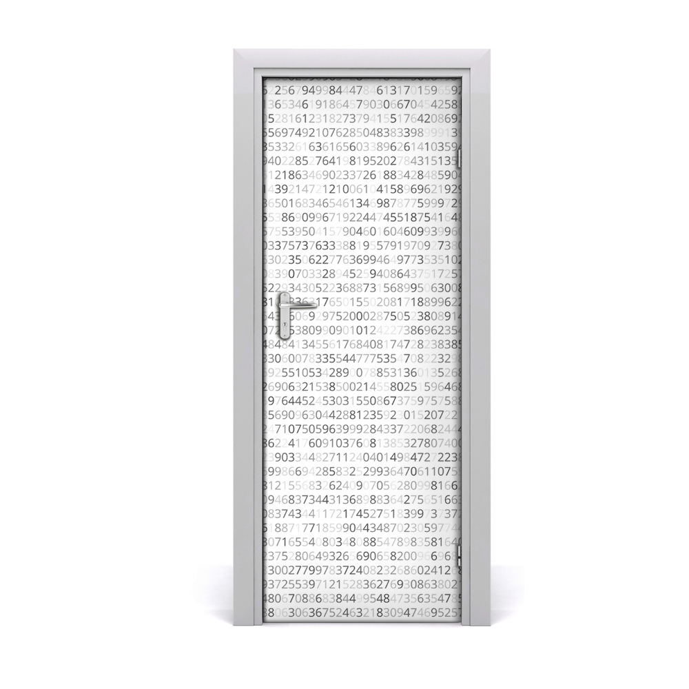 Décoration porte Nombres et chiffres