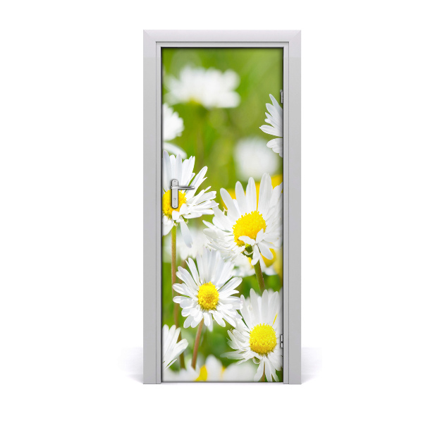 Sticker porte Prairie de marguerites