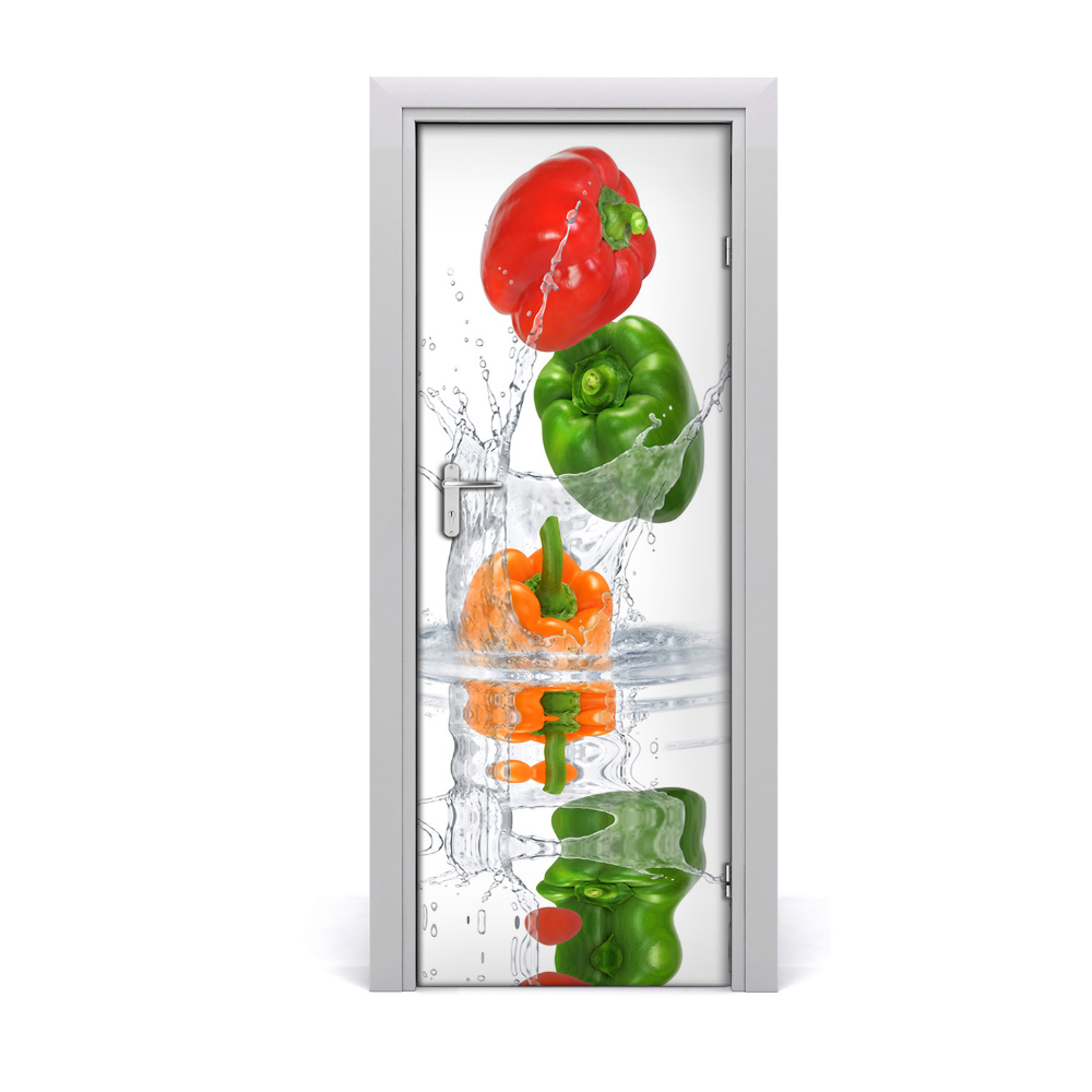 Sticker de porte Gros poivrons