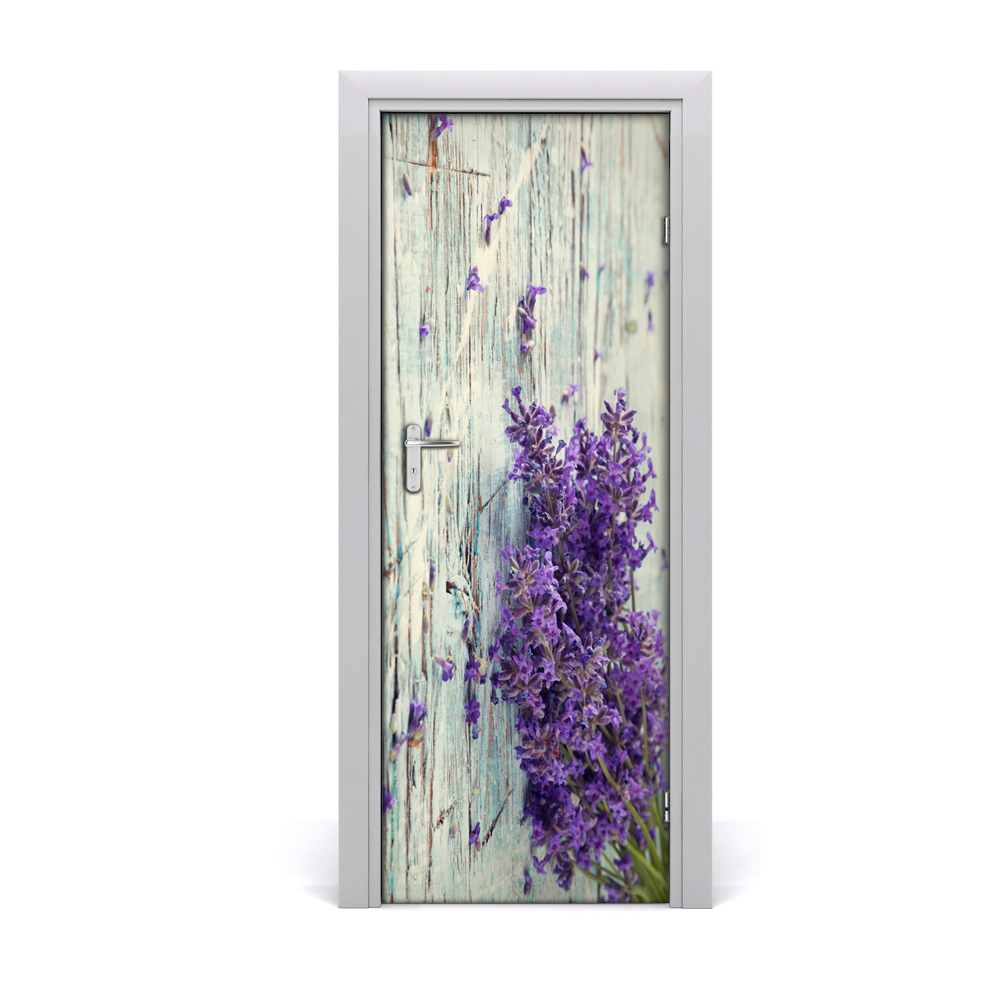 Décoration porte Bois de lavande