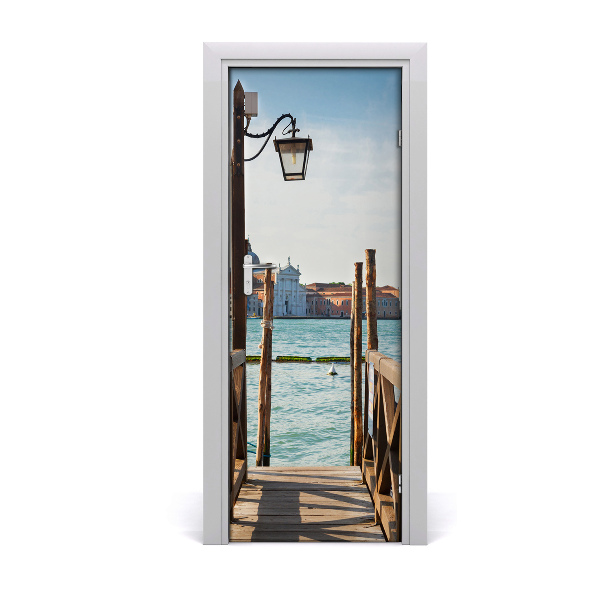 Papier peint porte Plate-forme en bois Venise