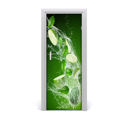 Sticker de porte Citrons verts