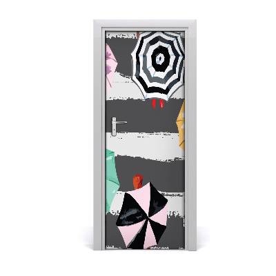 Poster porte Parapluies abstraits colorés