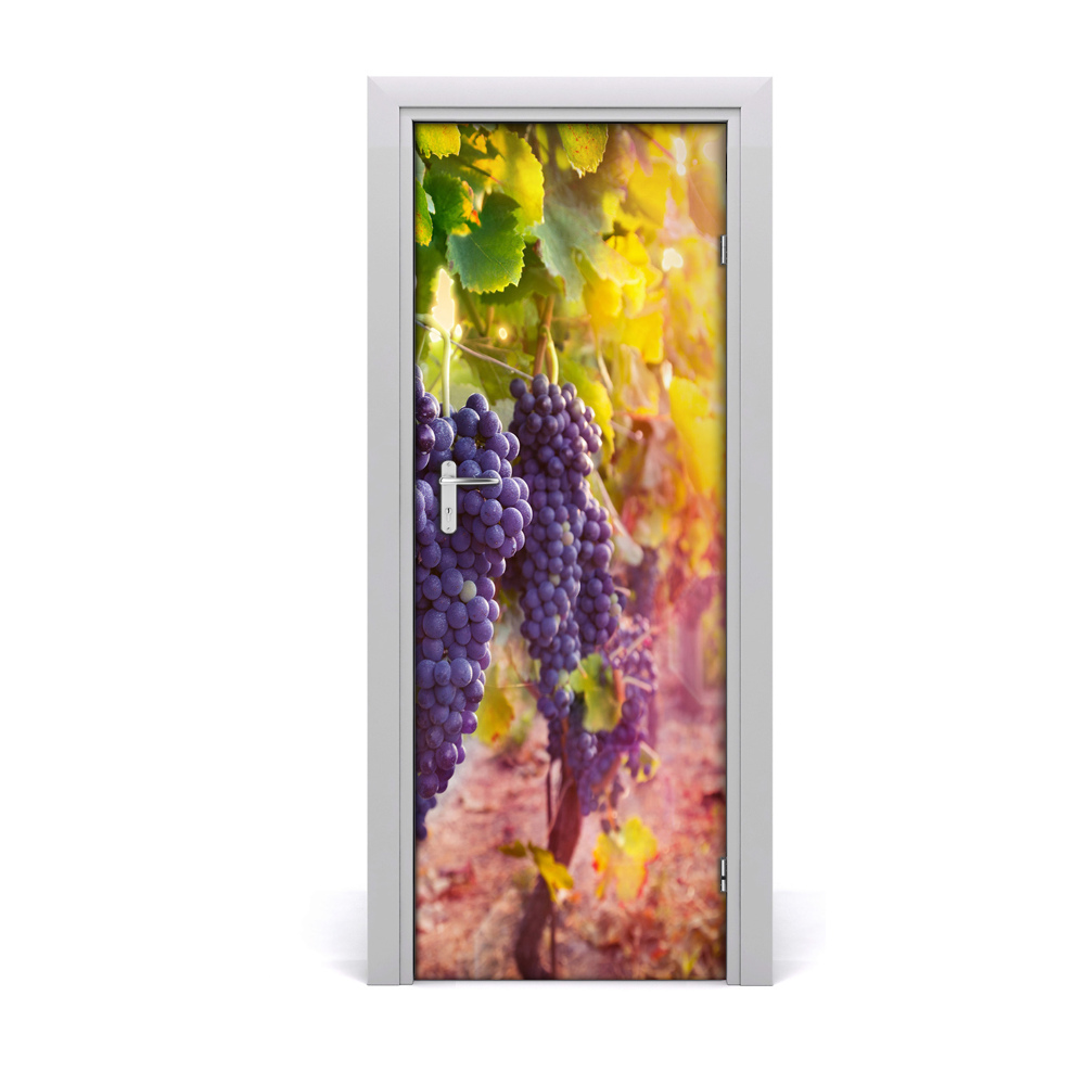 Décoration porte Raisins au soleil