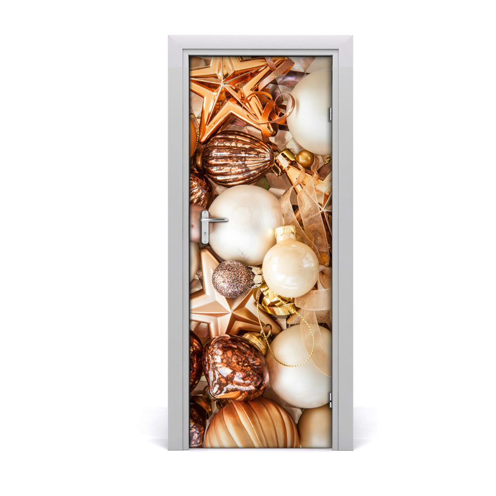 Sticker de porte Décorations de Noël