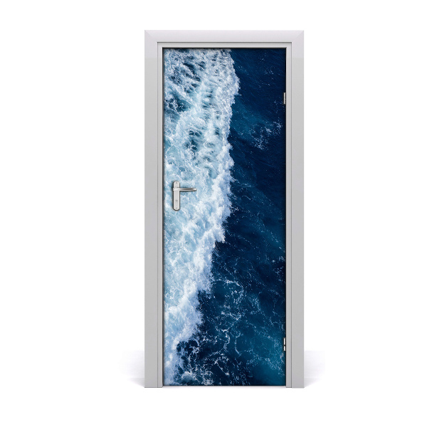 Sticker de porte Vagues de haute mer