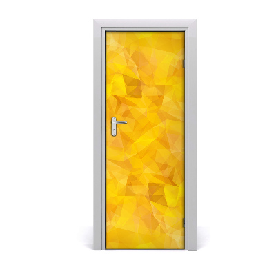 Poster porte Triangles abstraits