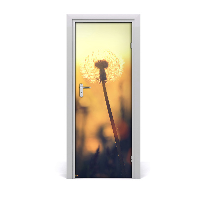 Décoration porte intérieur Pissenlit