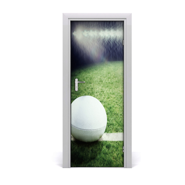 Poster porte Ballon sur terrain vert