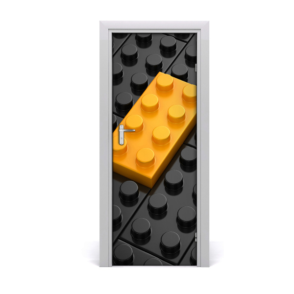 Poster porte Briques Lego