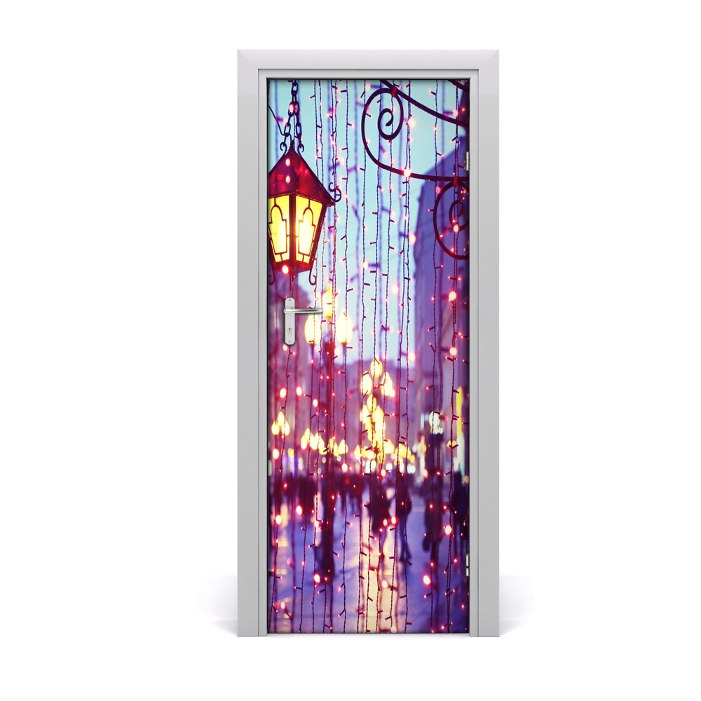 Poster porte Lumières de la ville