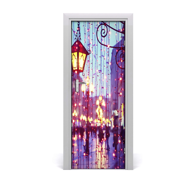 Poster porte Lumières de la ville