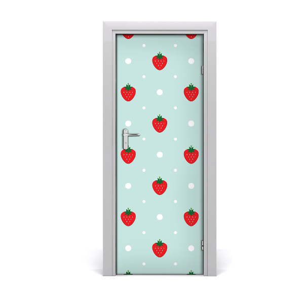 Poster porte Fraises