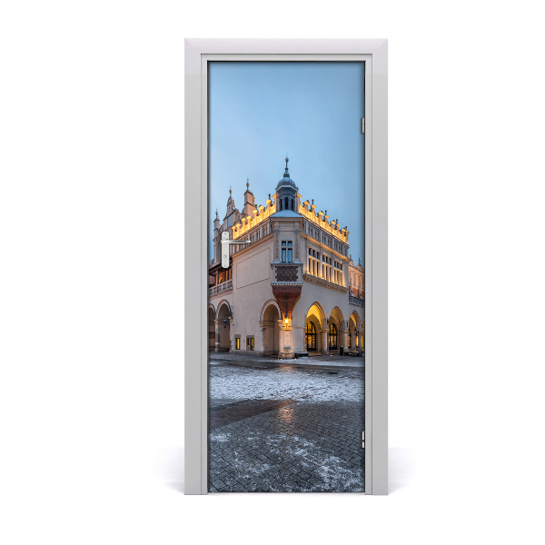 Décoration porte intérieur Halle aux draps de Cracovie (Pologne)