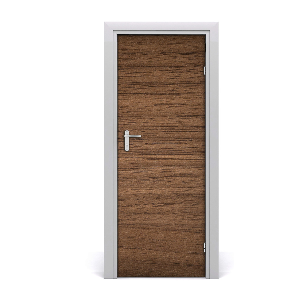 Poster porte Fond en bois foncé