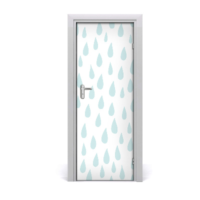 Décoration porte Gouttes d'eau