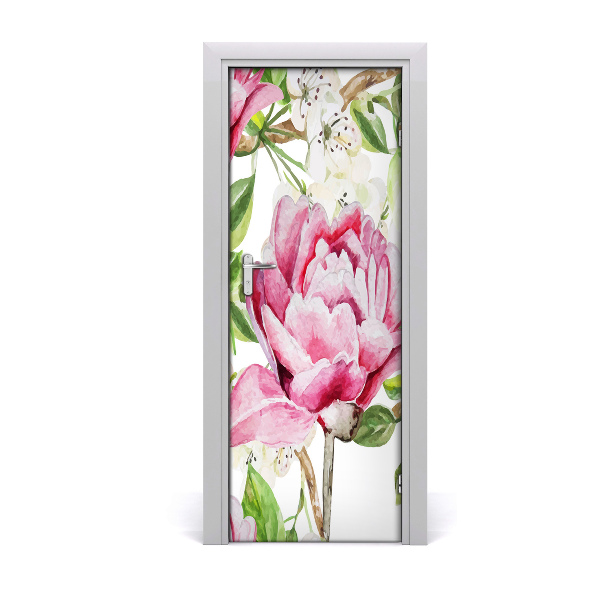 Papier peint porte Fleurs de pivoine