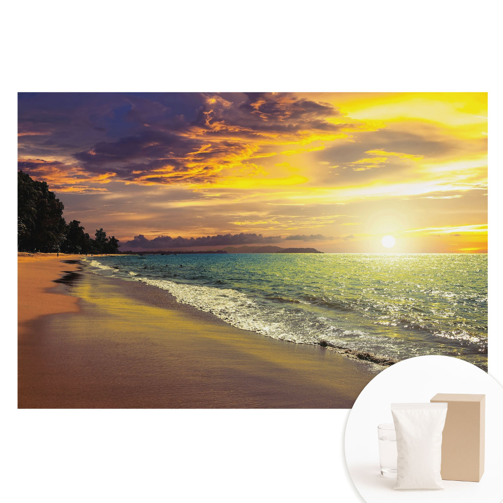 Papier peint photo sur tissu non tissé Paysage de plage époustouflant