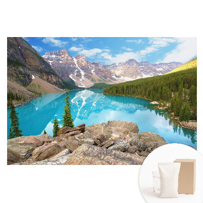 Papier peint intissé Panorama montagneux du lac