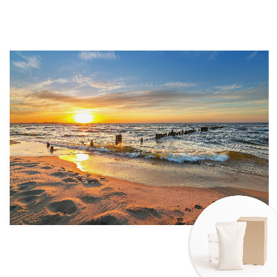 Papier peint intissé imprimé Coucher de soleil sur la mer