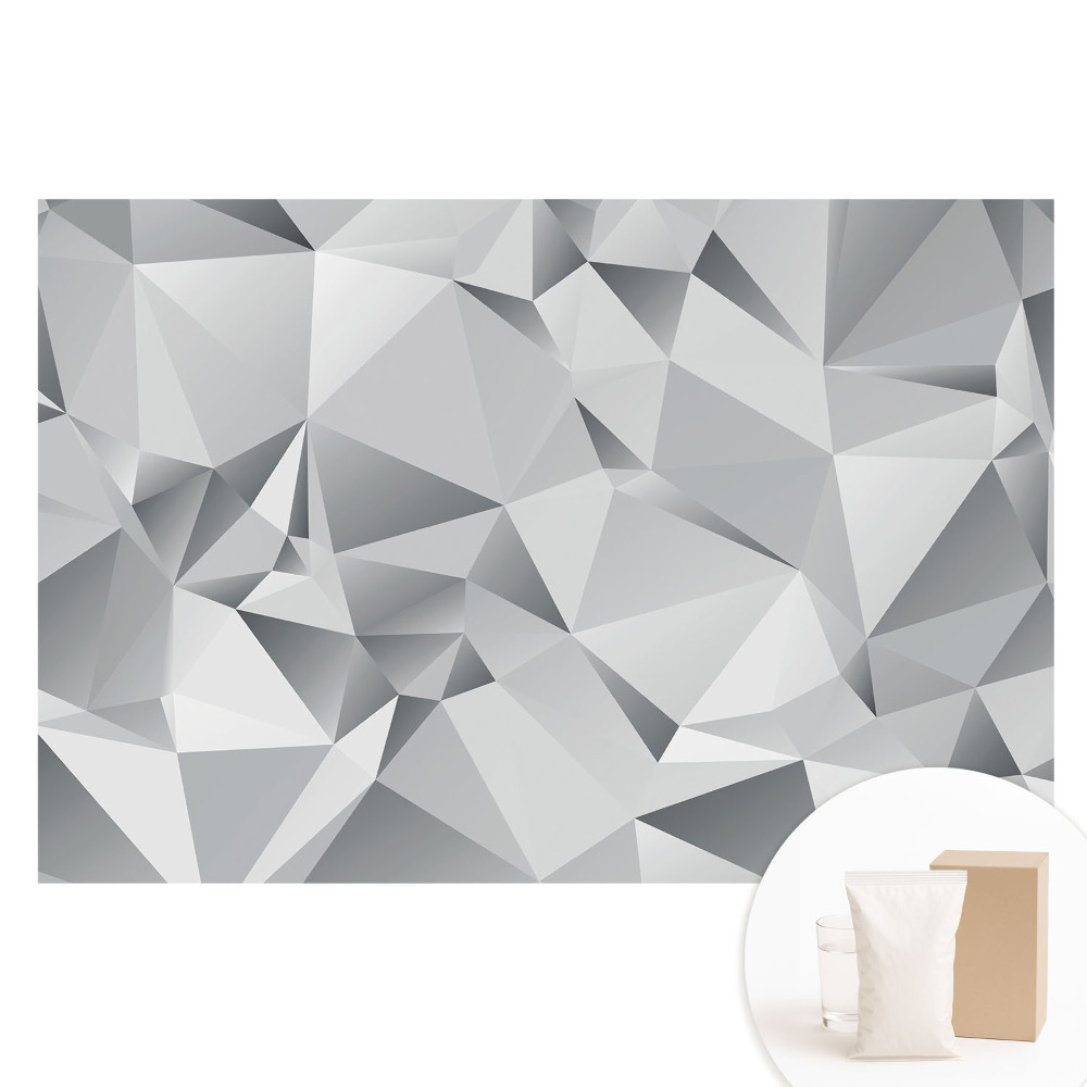 Papier peint photo grand format pour le mur formes géométriques harmonie symétrie