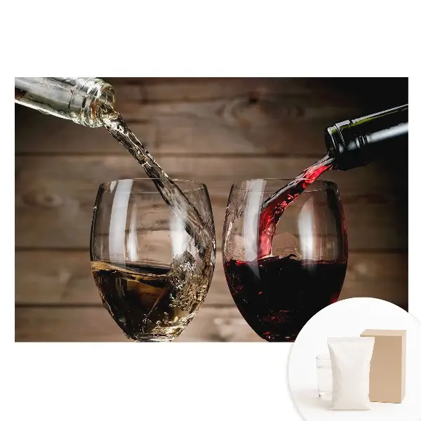 Papier peint photo sur tissu non tissé Vin dans des verres style classique