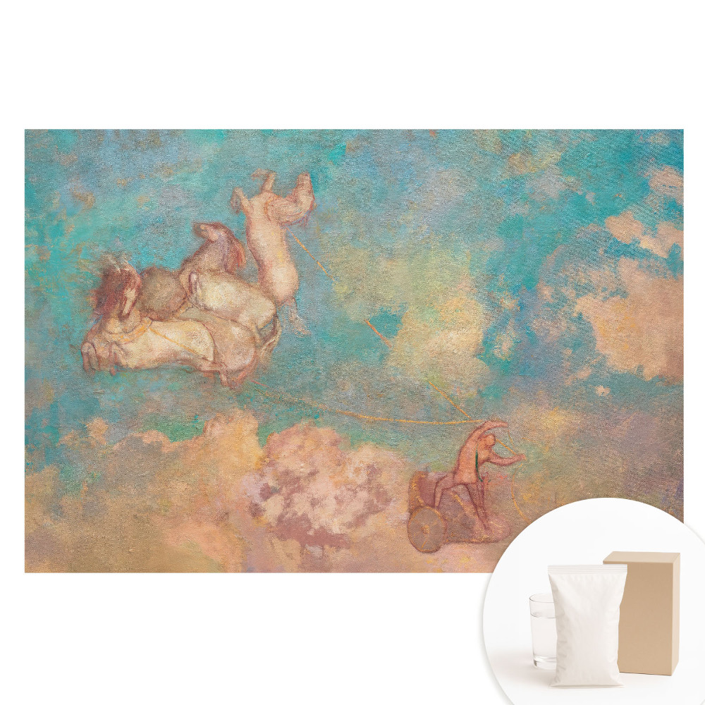 Papier peint photo sur tissu non tissé Des chevaux de fantaisie se détachant sur les nuages