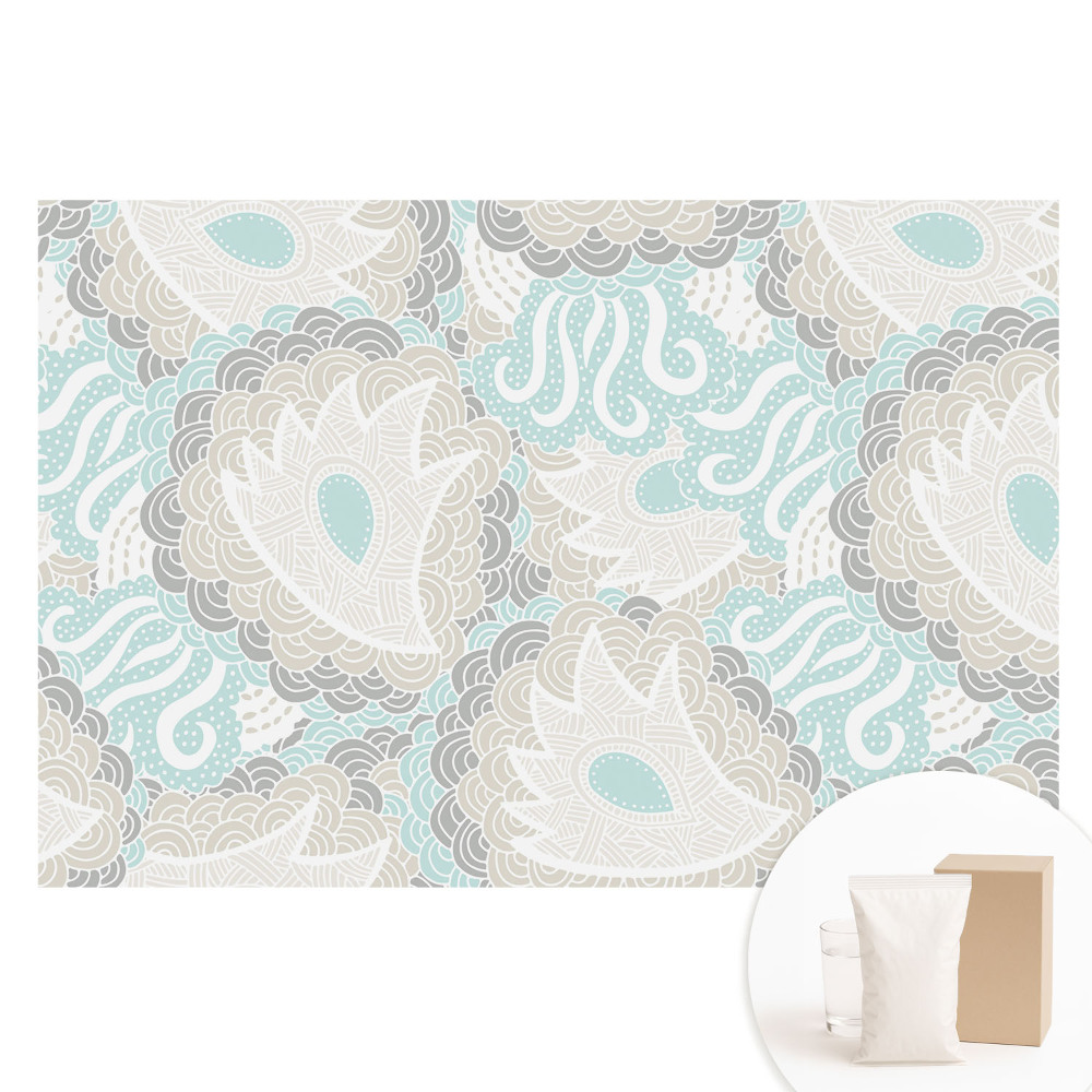 Papier peint photo sur tissu non tissé Des vagues et des tourbillons abstraits subtils