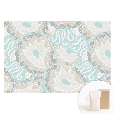 Papier peint photo sur tissu non tissé motif vagues et tourbillons abstraits subtils