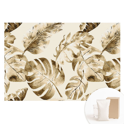 Papier peint photo grand format à motif de feuilles tropicales classiques