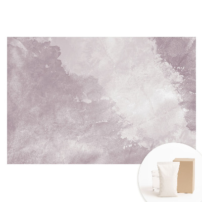 Papier peint panoramique intissé Motif marbre violet éthéré