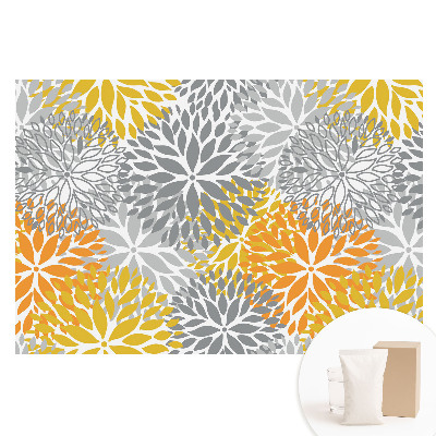 Papier peint photo grand format pour le mur Énergie des motifs floraux symétriques