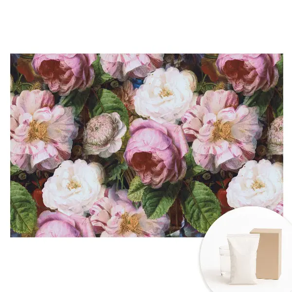 Papier peint photo intissé fleurs style classique