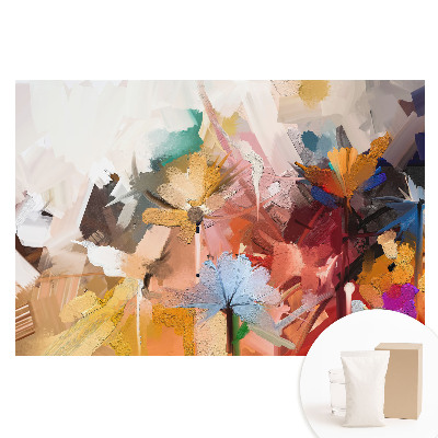 Papier peint photographique intissé Fleurs abstraites, énergie des couleurs