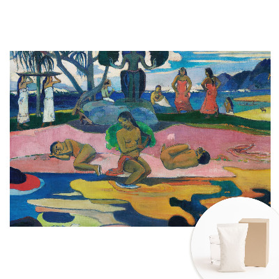 Papier peint photo sur intissé motif scène exotique aux couleurs naturelles