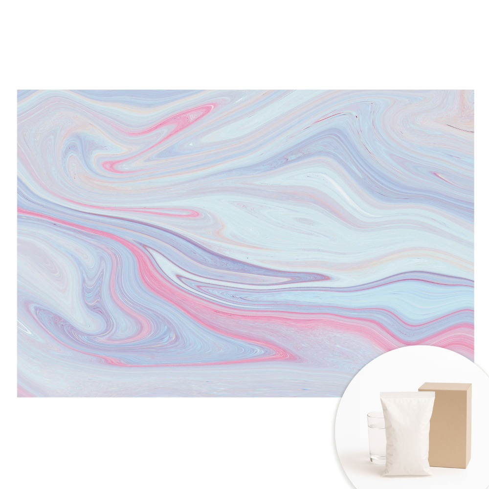 Papier peint intissé photo abstraction harmonie pastel dynamique