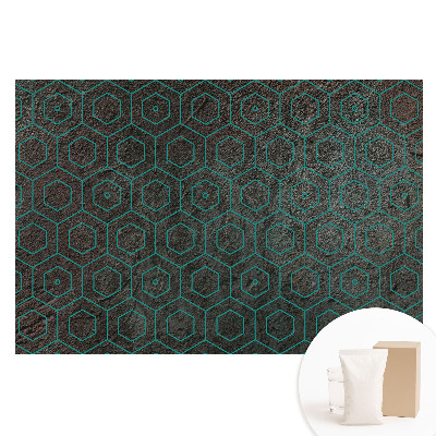 Papier peint photo sur tissu non tissé à motifs hexagonaux style moderne