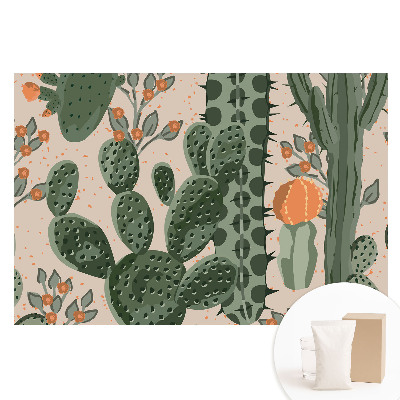Papier peint intissé imprimé cactus à motifs modernes