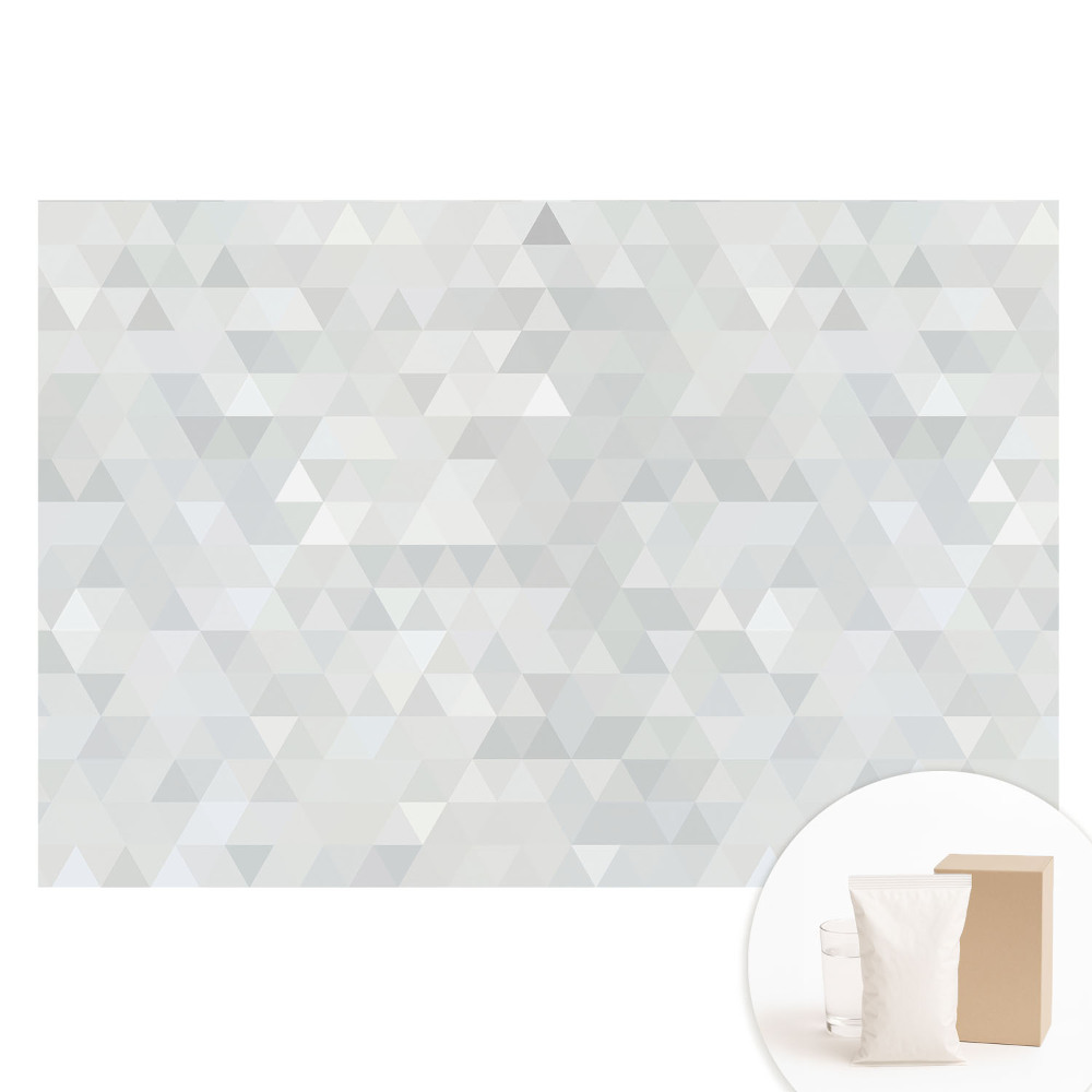 Papier peint photo grand format à motif de triangles géométriques dans des tons de gris