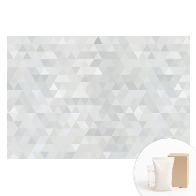 Papier peint photo grand format pour le mur Triangles géométriques dans des tons de gris