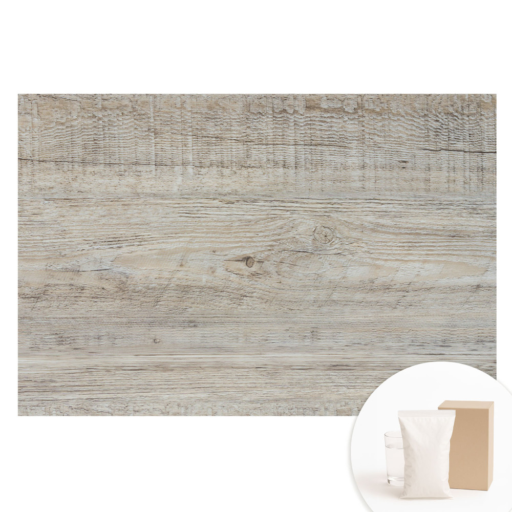 Papier peint panoramique intissé effet bois naturel