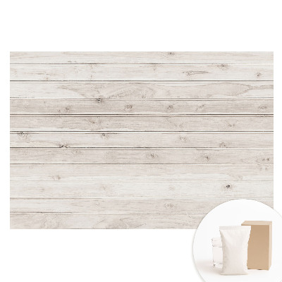 Papier peint photo sur tissu non tissé Planches de bois clair disposées horizontalement
