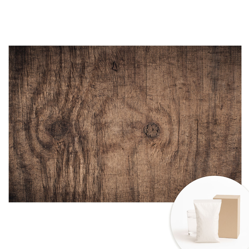 Papier peint photographique sur tissu non tissé composition classique à texture de bois rustique