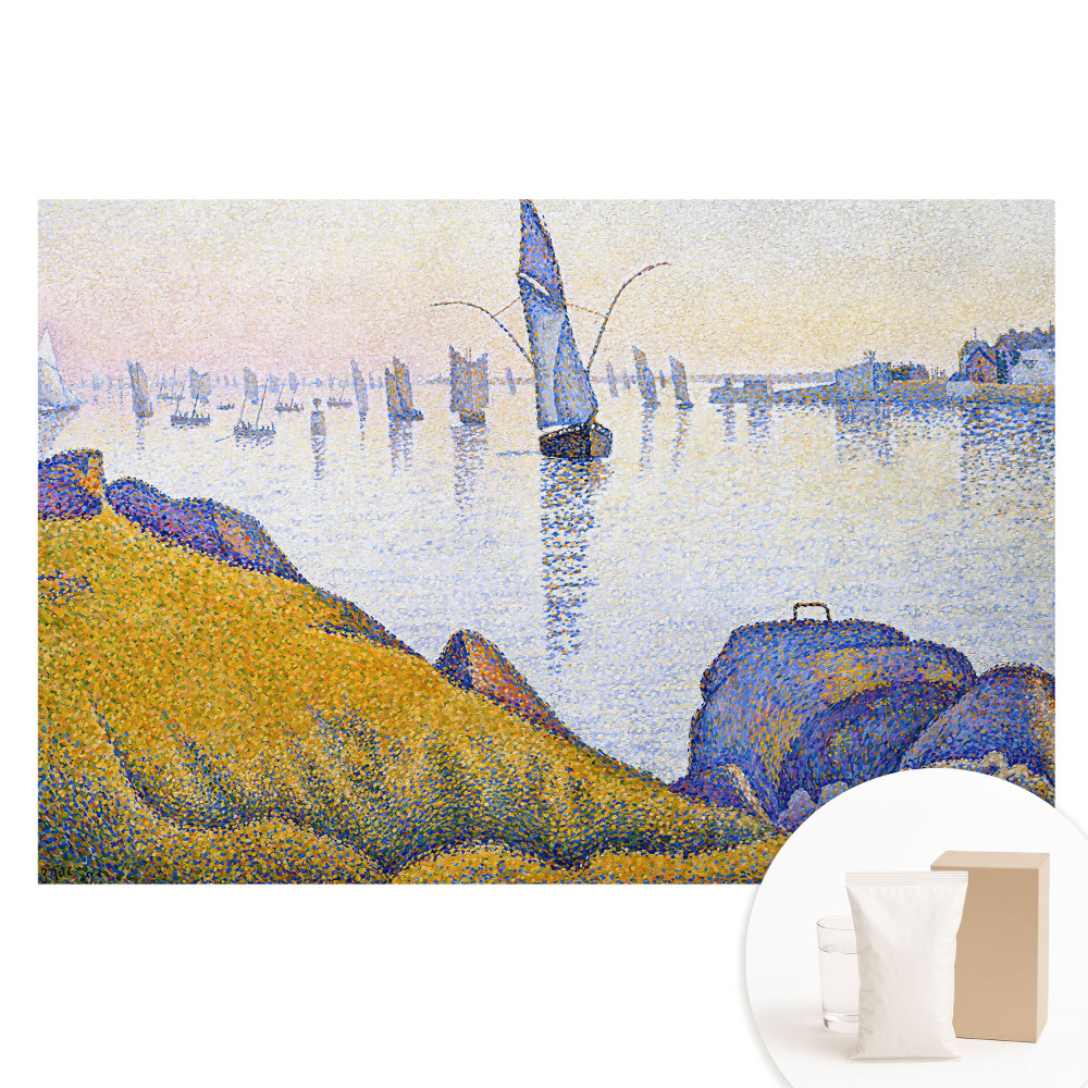 Papier peint photographique sur tissu non tissé Paysage marin avec des voiliers