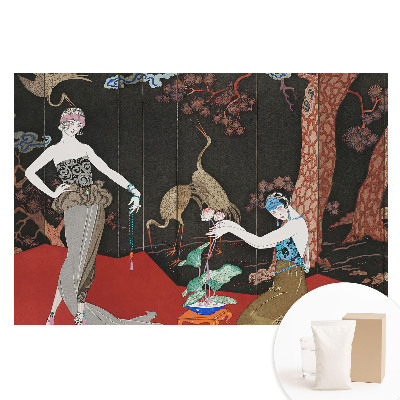 Papier peint photo sur tissu non tissé Figures Art Déco et nature