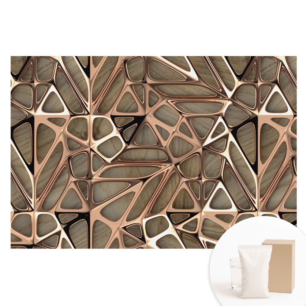 Papier peint photo imprimé sur tissu non tissé L'élégance organique du bois