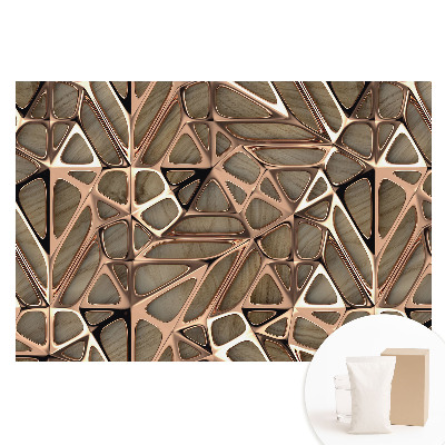 Papier peint photo imprimé sur tissu non tissé L'élégance organique du bois